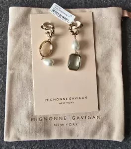 Pendientes colgantes Leonie - N de Mignonne Gavigan NUEVOS CON ETIQUETAS - Imagen 1 de 3