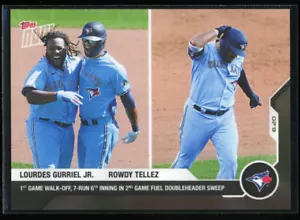 Lourdes Gurriel Rowdy Tellez... Barrido de doble cabezal de combustible 2020 Topps Now #133 PR: 280 - Imagen 1 de 2