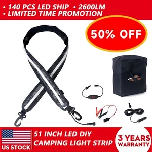 Tira de luz suave LED para camping 51 pulgadas-2600LM-IP67 doble protección agua - Imagen 1 de 5