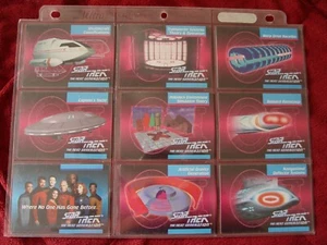 123/pcs lot 90's-star trek card set collectibles w/pages + insert cards holders - Picture 1 of 10