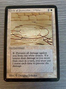 MTG Alpha Circle of Protection White MP- - Picture 1 of 3