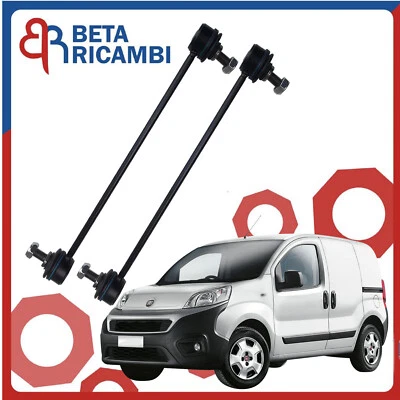 Tiranti Barra Stabilizzatrice Fiat Fiorino Qubo Nemo Bipper Biellette Anteriori  - Immagine 1 di 4