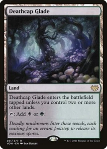 MTG Magic the Gathering Deathcap Glade (261/596) Innistrad Crimson Vow NM - Picture 1 of 1