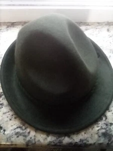Bavaria Trachten Hat 7 3/8 Green Oktober Fest Australian Wool German Beer NEW - Picture 1 of 10