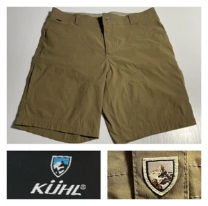 Kuhl Renegade Rugged Hiking Cargo Shorts Stretch Nylon Khaki Tan 38 - Picture 1 of 20