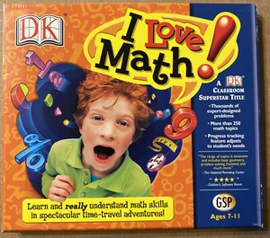 I Love Math! PC Video Game Study Aide Ages 7-11 Windows 98/ME/2000/XP/Vista - Bild 1 von 8