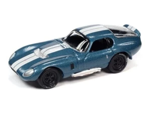 SHELBY Cobra Daytona Coupe - 1964 - blue / white - Johnny Lightning 1:64 - Picture 1 of 6