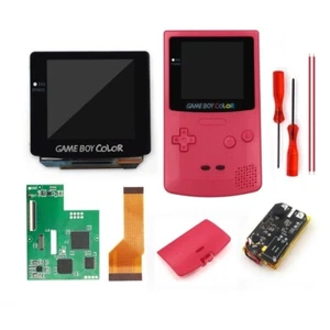 Touch Pre-Laminated OLED Screen Kit+Pre-cut Case W/Rechargeable Battery For GBC - Picture 1 of 71