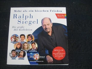 11 CD-Box RALPH SIEGEL Die große Hit-Kollektion Mehr als ein bißchen Frieden Nw. - Bild 1 von 17