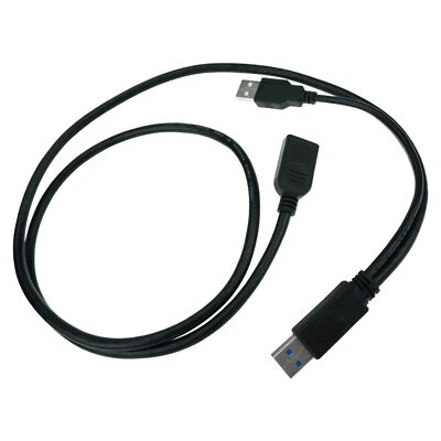 USB 3.0 Extension Cable 5ft Female to Male Converter Data Power Plug Split Wire - Image 1 of 4