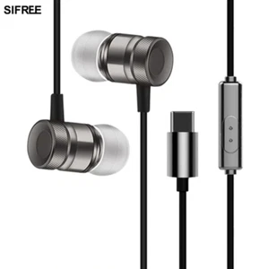 USB-C Type C in-ear wired Headphones Earphones For Huawei Xiaomi Letv LeEco - Imagen 1 de 1