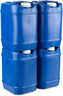 5-Gallon Stackable Water Storage Containers, Emergency Water Storage for Camping