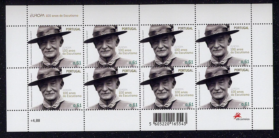 Portugal 2007 Miniature Sheet #33 ESCUTISMO SCOUTING SCOUT, MNH FVF - Image 1 of 1