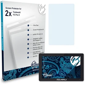 Bruni 2x Schermfolie voor Feelworld F5 Pro X Screen Protector Displaybeveiliging - Afbeelding 1 van 3