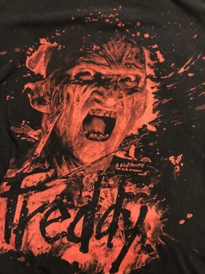 FEA Brand Merch Freddy Krueger Nightmare On Elm Street Black T shirt Large - Image 1 of 4