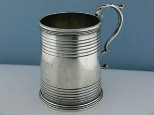 Early Coin Silver LINCOLN & REED Cup Boston c1835-1846 John P Hubbard Jr 1860 - Picture 1 of 14