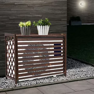 Air Conditioner Concealing Protection Fence Screen Outdoor Free Standing Covers - Picture 1 of 22