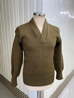 Maglione Seconda Guerra Mondiale Esercito Americano Seconda Guerra Mondiale Maglione Lana Vintage Pullover Anni 40 • 92.16€