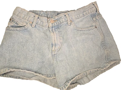 Pantalones Cortos Jean Vintage Paris Blues Originales YTK Lavado Claro Años 90 5 Bolsillos Foto 1 de 4