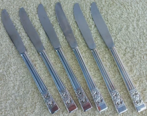 Vintage Community Hampton Court Set of 6 Starter Knives 20cm - Exc Condn - Picture 1 of 3