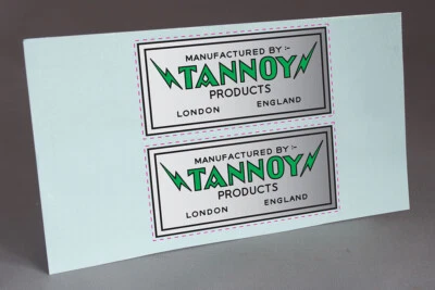 2 件预切通道产品水滑贴花适用于扬声器 — 第 1/4 张图片