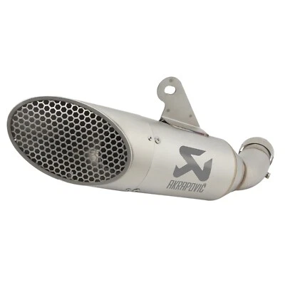 For Yamaha YZF R3 R25 MT-03 2016-2021 Exhaust Pipe Chrome Rear Muffler Silencers - Image 1 of 4