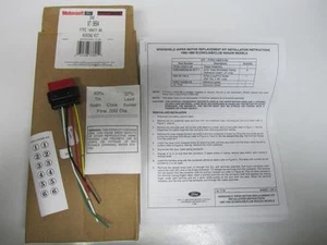 86-98 Ford Mercury Windshield Wiper Motor Wiring NOS Kit WT-5694 F7PZ-14A411-AA - Picture 1 of 1