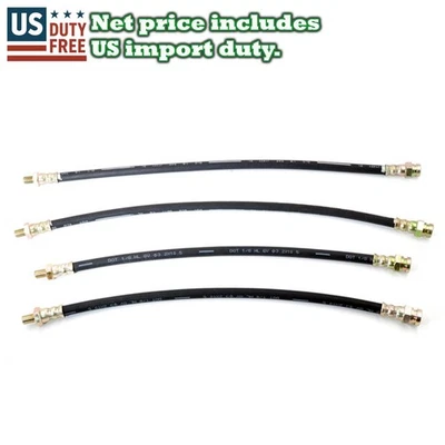 КОМПЛЕКТ ТОРМОЗНЫХ ШЛАНГОВ LH/RH ПОДХОДИТ ДЛЯ NISSAN DATSUN 521 620 720 SPORT ПИКАП UTE 68-73 - Изображение 1 из 4