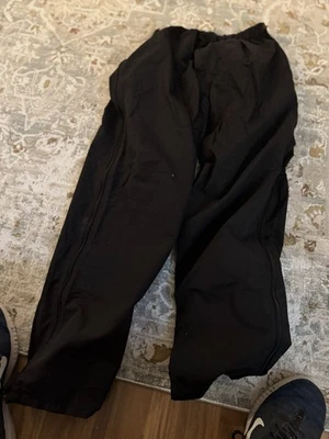 LL Bean Snow Pants Womens Large Black Outdoor Hiking Nylon Skiing - Image 1 of 3