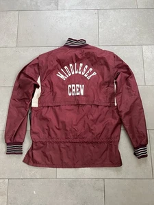 Vintage Wave One Middlesex Crew Rowing Team Issue Windbreaker Jacket Sz M RARE - Picture 1 of 20