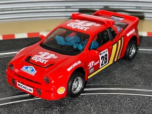 1368- Scalextric Exin SCX FORD RS 200 #28 Rally Costa Brava 33 export slot 1:32 - Bild 1 von 3