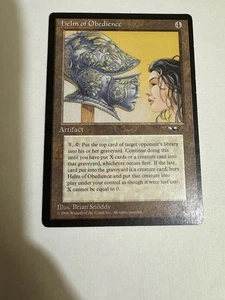 Magic The Gathering Helm of Obedience (Alliances 1996) - Picture 1 of 4