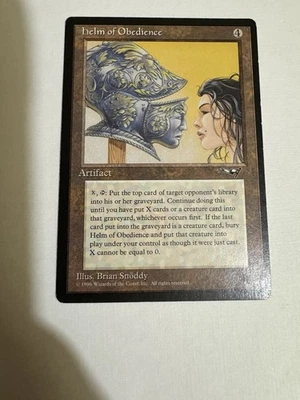 Magic The Gathering Helm of Obedience (Alliances 1996) - Image 1 of 4
