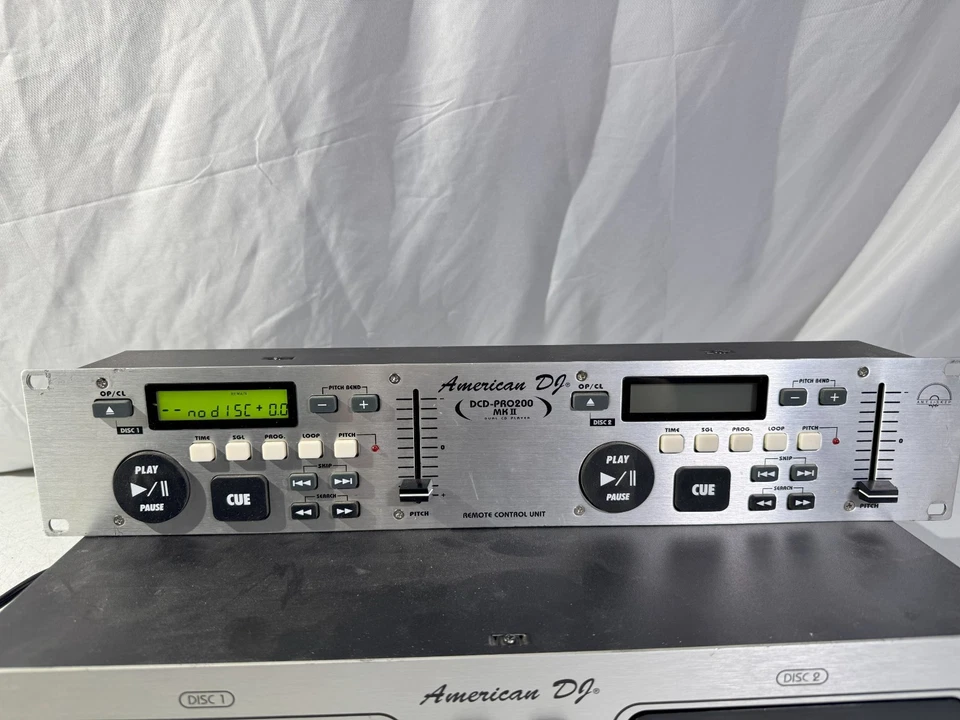 American DJ DCD-PRO200MK II DJ Controller CD Mixer Pro Audio Dual Compact Disc - Image 1 of 4