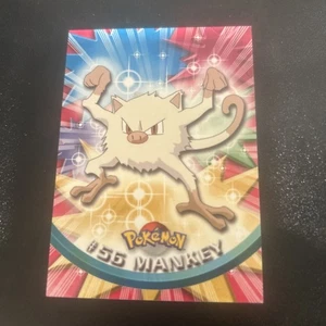 Mankey #56 - Topps SERIES Pokemon Card - RED LOGO - NON-HOLO - Picture 1 of 2