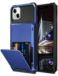 Case for iPhone 13 Case Wallet 4-Card Holder ID Slot Flip Door Hidden Pocket ... - Bild 1 von 5