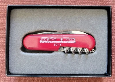 Navaja Suiza Wenger Genuina EC-4 Pruebas de Pista Tren Coche Diseño Caja Original Foto 1 de 4