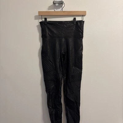 Leggings Spanx imitación cuero moto Foto 1 de 2