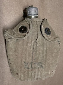 1918 US WW 1 Army Canteen with Cover, No Cup - Picture 1 of 12