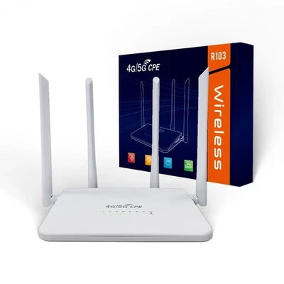 4G/5G Router with Type-C Port, LTE Wireless WiFi, SIM Card Slot - Image 1 of 4