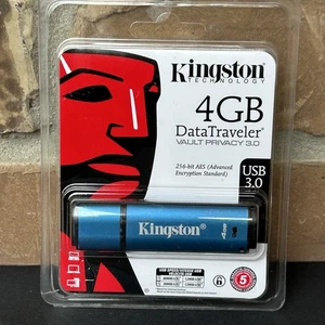 Kingston Tech, 4 Go, DataTraveler VaultPrivacy 3.0, USB 3.0 - NEUF - Photo 1/5