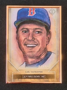 2020 Topps Trascendent Schizzo Riproduzioni TTCR-CRY Carl Yastrzemski 04/95 ⚾ - Foto 1 di 2