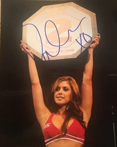 Foto firmada por Brittney Palmer Ring Girl 8x10 UFC - Imagen 1 de 1