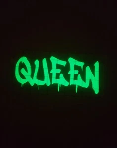 Glow In The Dark Vinyl Decal Sticker Green Drip Effect Phones Laptops Decor New - Picture 1 of 24