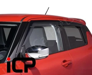 Genuine Smoked Wind Deflector Set Fits: Suzuki Swift 2017-2024 - Picture 1 of 1