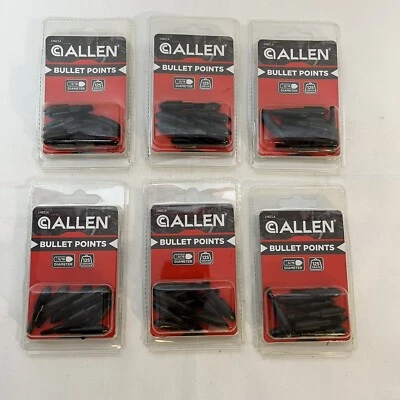 Allen Archery 5/16" 125 Grain Bullet Points 6 Packs of 10 (14521A) - Image 1 of 4