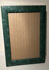 Picture Frame Holds 6X4 Photo W/glass Easel-back & 2 Hangers Dark Green