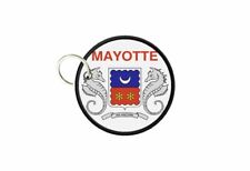 Holder Keys Flag Mayotte Printed Round Roundel