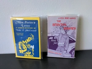 Vicki P McConnell Lesbian Mystery 1st LOT - Mrs Porter’s Letter + Burnton Widows - Picture 1 of 12