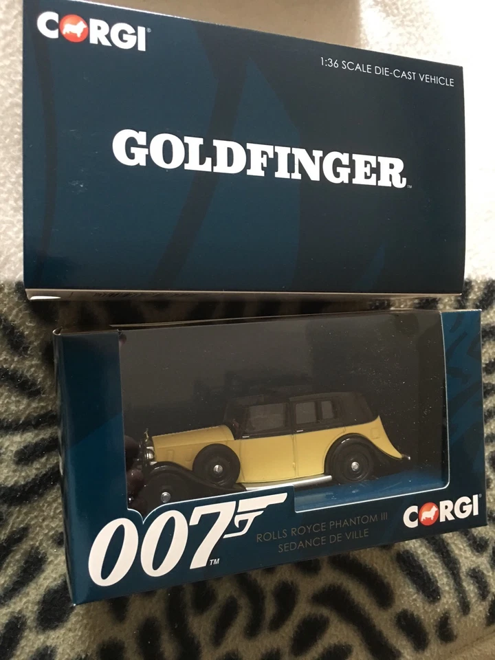 James Bond Goldfinger Rolls Royce  Corgi 2017 Model Car - Image 1 of 1